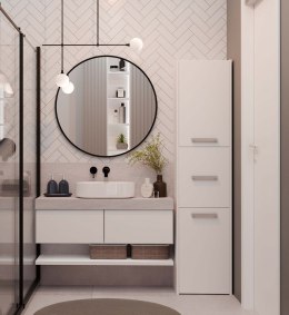 Słupek łazienkowy Sara S43 BIAŁY