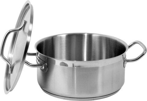 Garnek z pokrywką 24 x 11 cm, 5 l, stal nierdzewna