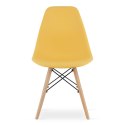 Krzesło OSAKA musztarda / nogi naturalne x 2
