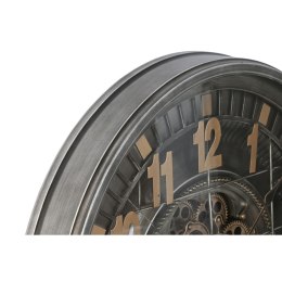 Zegar Ścienny Home ESPRIT Złoty Srebrzysty Szkło Żelazo Vintage 66,5 x 8,5 x 66,5 cm