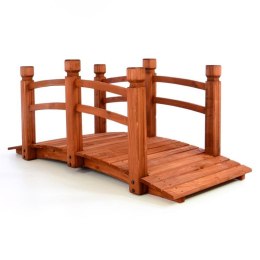 Drewniana kładka mostek ogrodowy Garth 150 cm