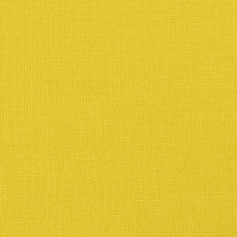 3-cz. zestaw sof z podnóżkiem i poduszkami, jasnożółty, tkanina