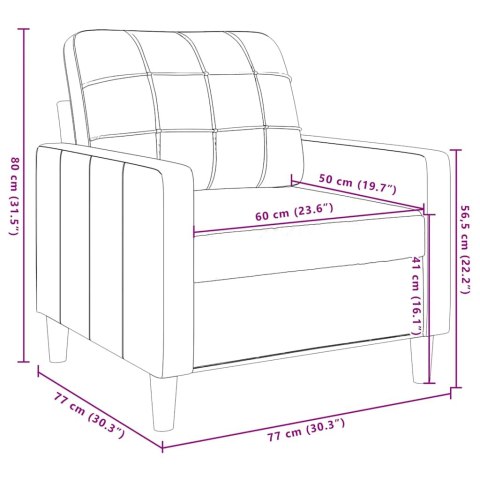 3-cz. zestaw wypoczynkowy z poduszkami, kremowy, aksamit