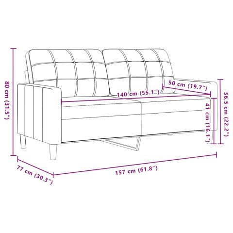 4-cz. komplet wypoczynkowy z poduszkami, niebieski, aksamit