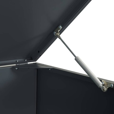 Obudowa na 2 kosze na śmieci, antracytowa, 138x79x117 cm