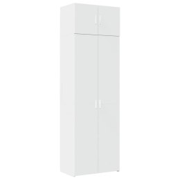 Szafka, biała, 70x42,5x225 cm, materiał drewnopochodny