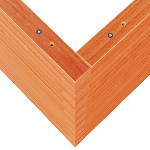 Donica ogrodowa, woskowy brąz, 110x60x68,5 cm, drewno sosnowe