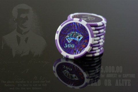 Zestaw do pokerat 600 szt żetonów OCEAN z akcesoriami