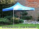 Ogrodowy namiot party DELUXE nożycowy - ściany bocznej - 3 x 3 m niebieski