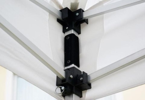 Pawilon ogrodowy Garth rozkładany 3 x 3 m - biały, 4 ściany