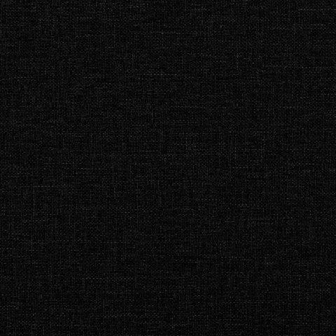 Łóżko kontynentalne z materacem, czarne, tkanina 90x190 cm