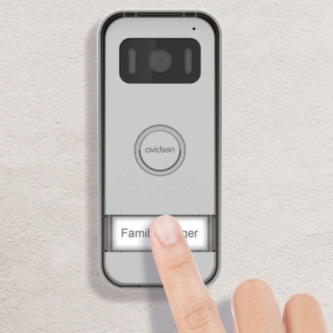 Inteligentne system wideo do drzwi Avidsen Maya Szary