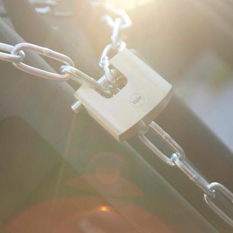 Zamek na klucz Yale Prostokątny Złoty