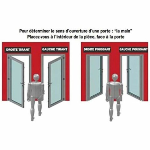 Zamek ryglowy Yale YAV37D 12,5 x 7 x 18 Biały Stal Drzwi Pionowy