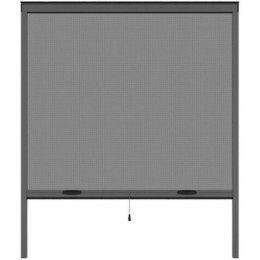 Moskitiera Moustikit Szary Aluminium Okna 125 x 145 cm