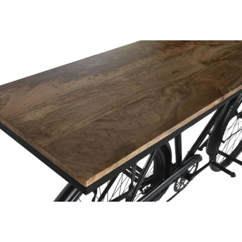 Konsola Home ESPRIT Żółty Brązowy Czarny Żelazo Drewno mango 195 x 40 x 91 cm