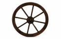 Koło drewniane Garth - stylowa rustykalna dekoracja 50 cm