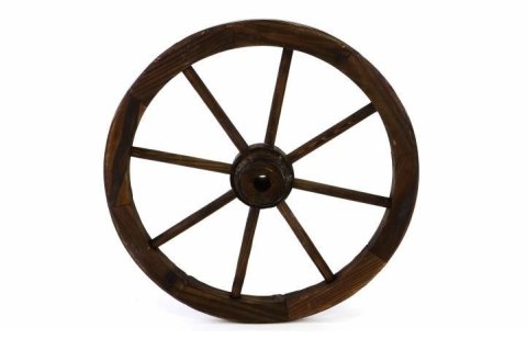 Koło drewniane Garth - stylowa rustykalna dekoracja 50 cm