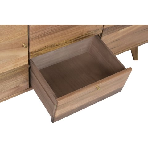 Kredens Home ESPRIT Metal Drewno akacjowe 124 X 32 X 73 CM