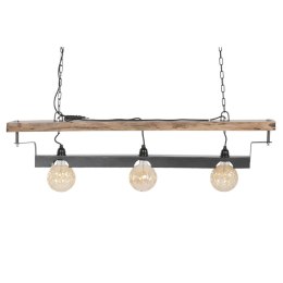 Lampa Sufitowa Home ESPRIT Brązowy Czarny Żelazo Drewno akacjowe 116 X 16 X 26 CM