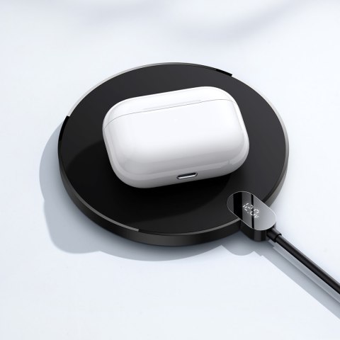 Ładowarka indukcyjna Digital LED Display Gen 2 15W USB-C - czarna