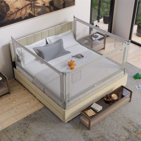 Dziecięca barierka do łóżka Jaron 180 cm, regulowana