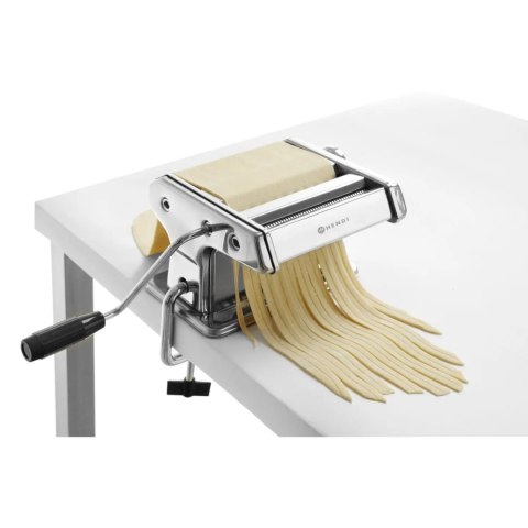 Ręczna maszynka urządzenie do makaronu tagliatelle fettuccine do 140mm Hendi 224830