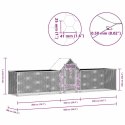 Woliera dla kur, 5 x 1 x 1,5 m, galwanizowana stal