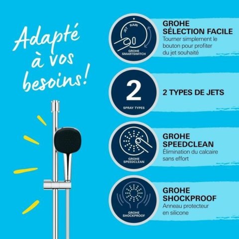 Kolumna Prysznicowa Grohe Vitalio Comfort 110 Metal