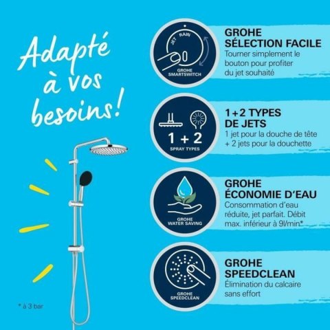 Kolumna Prysznicowa Grohe Vitalio Start System 250 ABS