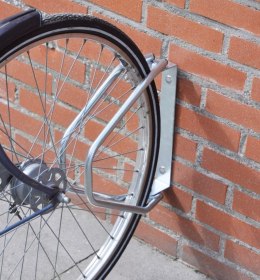 Stojak rowerowy na ścianę 8 x 33 x 28 cm, metalowy