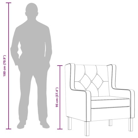 Fotel, szary, tkanina