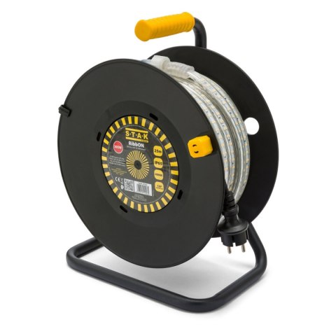 Węże LED Stak 185 W 15 m Światło LED 4000 K Czarny Przezroczysty