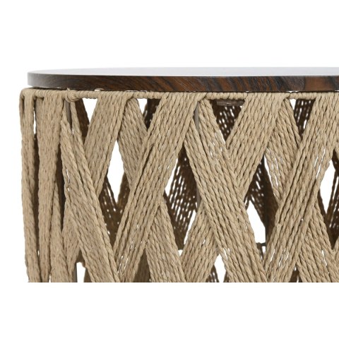 Zestaw 3 stołów Home ESPRIT Brązowy 40 x 40 x 45 cm (3 Części)