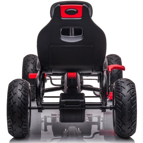 GOKART AUTO NA PEDAŁY ENERO 18 CZARNO CZERWONY