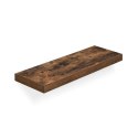 Półka ścienna VASAGLE rustykalna brązowa 60x20 cm MDF 15 kg