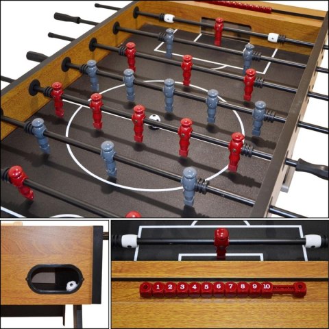 STÓŁ DO GRY W PIŁKARZYKI 153x76x81CM 60KG ENERO