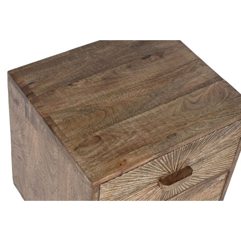 Stolik Nocny Home ESPRIT Naturalny 40 x 34 x 50 cm