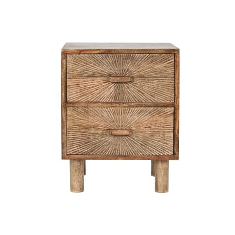 Stolik Nocny Home ESPRIT Naturalny 40 x 34 x 50 cm