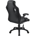 Krzesło biurowe gamingowe Montreal, czarne, regulowane