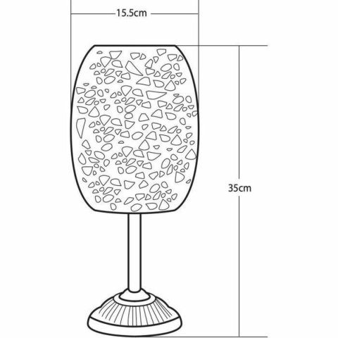 Lampa słoneczna Galix G2003 Chromu 10 W Zimna Biel 10 lm