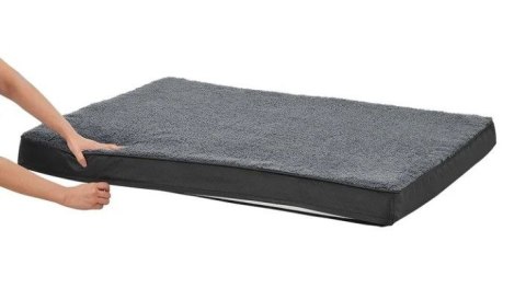 Ortopedyczne legowisko dla psa i kota 92x69x8 cm szare