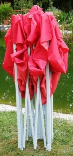 Namiot ogrodowy CLASSIC nożycowy 3 x 4,5 m - czerwony