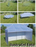 Namiot ogrodowy PROFI STEEL 3 x 3 - niebieski