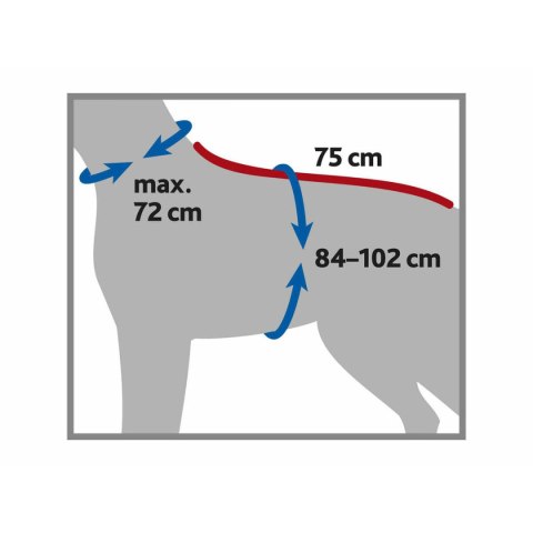 Szlafrok dla psa Trixie Szary XL