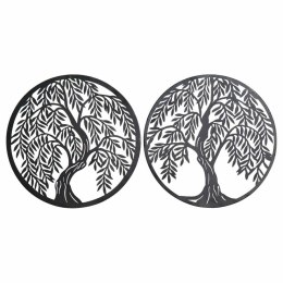 Dekoracja ścienna DKD Home Decor Drzewo Metal (2 pcs) (40 x 1 x 40 cm)