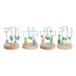 Drewniana Gra DKD Home Decor Drewno Wielokolorowy 4 Części 9 x 9 x 12 cm