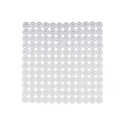 Antypoślizgowa mata prysznicowa Berilo Przezroczysty PVC 54 x 54 x 1 cm (6 Sztuk)