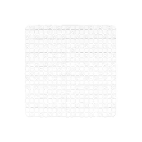 Antypoślizgowa mata prysznicowa Berilo Przezroczysty PVC 6 x 50 x 6 cm 50,3 x 50,3 x 0,7 cm Krata (6 Sztuk)