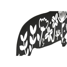 Dekoracja ścienna Home ESPRIT Czarny Pies 40 x 1 x 33 cm (4 Sztuk)